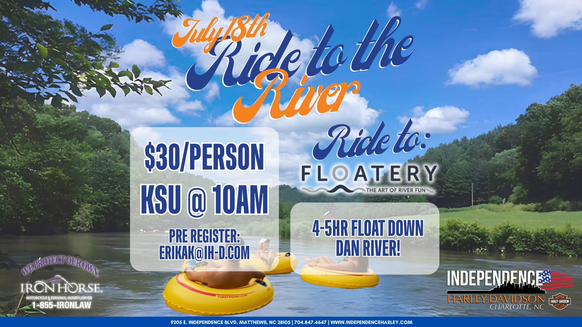 Ride to the River hosted by Independence Harley-Davidson